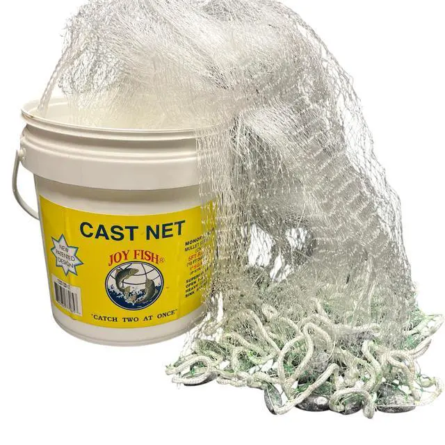 Alt view image 2 of 4 - Mullet Cast Net: 1" Sq. Mesh, 5 ft Radius