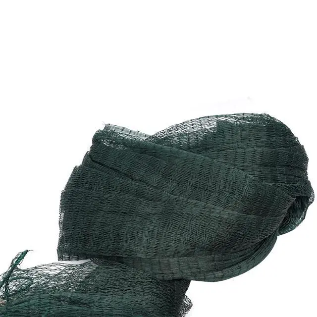 Alt view image 6 of 7 - Heavy-duty Polyethylene Fishing Net with Floats ~10'x65'/6.5'x33' Fishing Cast Monofilament Net Beach Seine Net ~ Green
