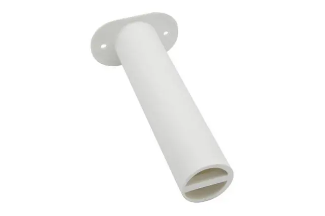 Alt view image 7 of 7 - White/Black Plastic Flush Mount 90° Boat Rod Holder, Vertical Flush Mount Rod Holders for Boats, Plastic Fishing Rod Holders, Jon Boat Rod Holders, Kayak Fishing Rod Holder
