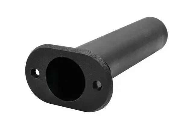 Alt view image 3 of 7 - White/Black Plastic Flush Mount 90° Boat Rod Holder, Vertical Flush Mount Rod Holders for Boats, Plastic Fishing Rod Holders, Jon Boat Rod Holders, Kayak Fishing Rod Holder