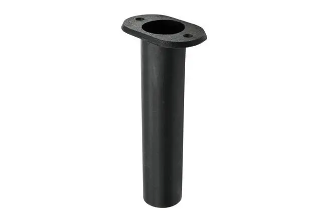 Alt view image 7 of 7 - White/Black Plastic Flush Mount 90° Boat Rod Holder, Vertical Flush Mount Rod Holders for Boats, Plastic Fishing Rod Holders, Jon Boat Rod Holders, Kayak Fishing Rod Holder