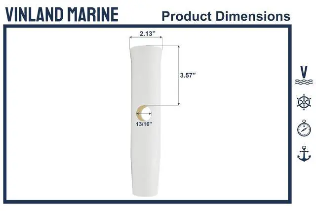 Alt view image 2 of 7 - Flared Fishing Rod Holder Insert Sleeves, Fishing Rod Holder Liner for Aluminum Rod Holder, for T Top Rod Holder, for clamp on Rod Holders for Boat