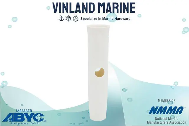 Alt view image 3 of 7 - Flared Fishing Rod Holder Insert Sleeves, Fishing Rod Holder Liner for Aluminum Rod Holder, for T Top Rod Holder, for clamp on Rod Holders for Boat