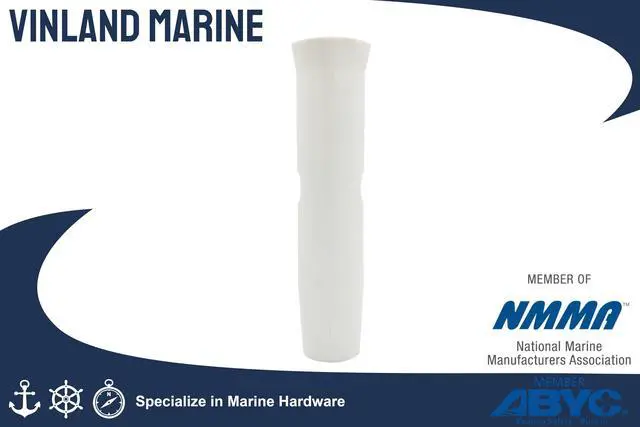Alt view image 7 of 7 - Flared Fishing Rod Holder Insert Sleeves, Fishing Rod Holder Liner for Aluminum Rod Holder, for T Top Rod Holder, for clamp on Rod Holders for Boat