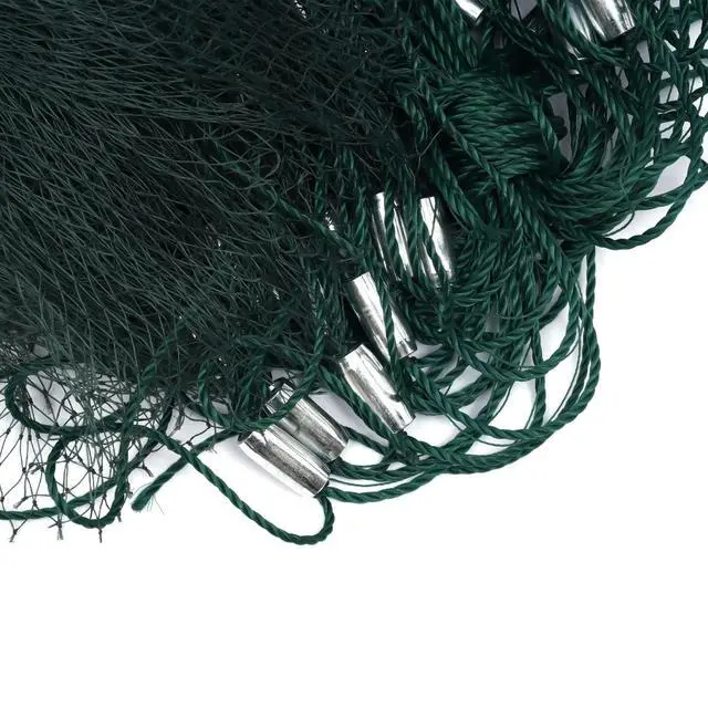 Alt view image 5 of 7 - Heavy-duty Polyethylene Fishing Net with Floats ~10'x65'/6.5'x33' Fishing Cast Monofilament Net Beach Seine Net ~ Green