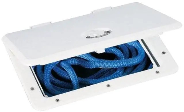 Main image of T & H Marine Supplies 11" X 15" Locking Hatch - White,HATL-1115-2-DP