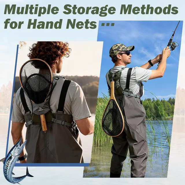 Alt view image 7 of 7 - Fly Fishing Chest Pack,Outdoor Waterproof fishing Tackle Chest Bag with Multiple Compartments, Small Wade fishing,Can accommodate multiple fishing equipment/flying boxes