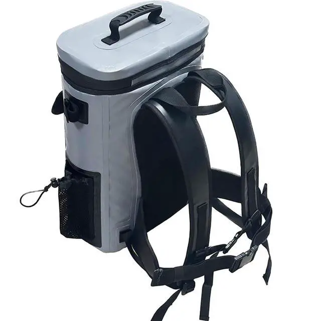 Alt view image 5 of 7 - Fish Cooler Backpack 32Qt Waterproof Fishing Backpack Cooler Portable Fish Bag, Keep Ice Cold More Than 24 Hours
