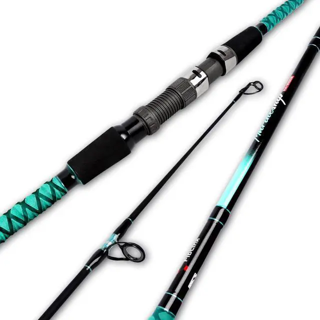 Main image of Surf Fishing Rod Portable Travel Surf Spinning Rod 2 Piece/3 Piece/4 Piece Carbon Fiber Saltwater Fishing Rod 9'/10'/12'/13'/15'