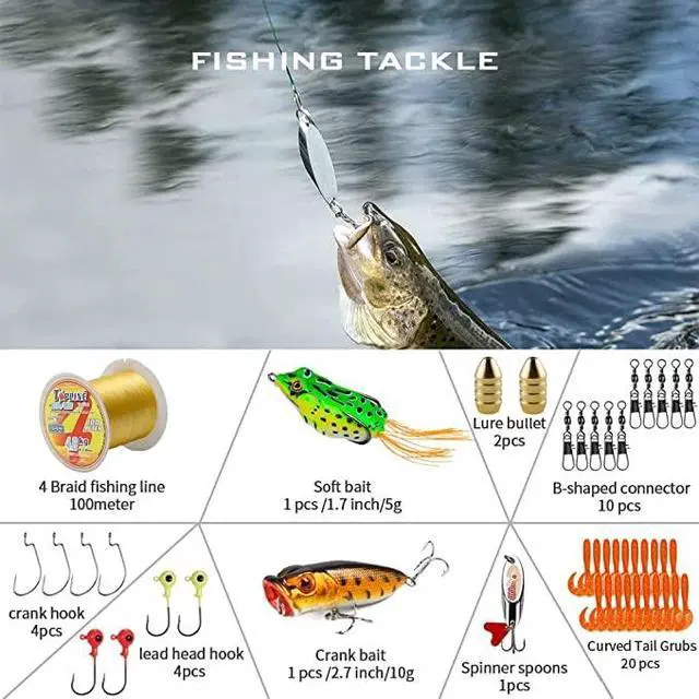 Alt view image 4 of 6 - Collapsible Fishing Rod and Reel Combo, Telescopic Fishing Rod with Spinning Reel, Portable Collapsible Fishing Pole Kit for Saltwater and Freshwater Ideal Fishing Gift