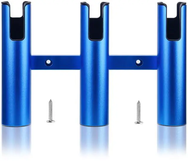 Main image of Aluminum Fishing Boat Rod Holder,3/4 Link Tube Aluminum Rod Rack, Suit Boats & Yacht,Silver