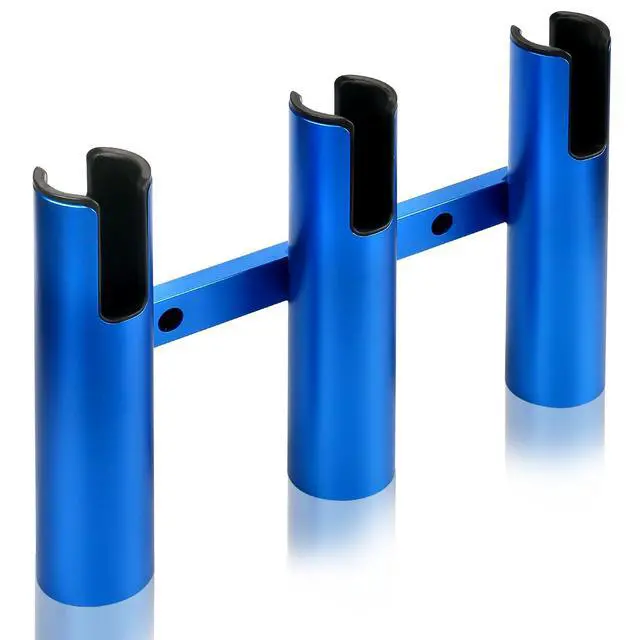 Alt view image 4 of 7 - Aluminum Fishing Boat Rod Holder,3/4 Link Tube Aluminum Rod Rack, Suit Boats & Yacht,Silver