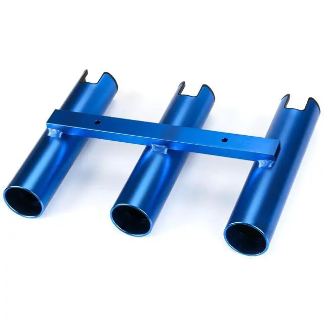 Alt view image 6 of 7 - Aluminum Fishing Boat Rod Holder,3/4 Link Tube Aluminum Rod Rack, Suit Boats & Yacht,Silver