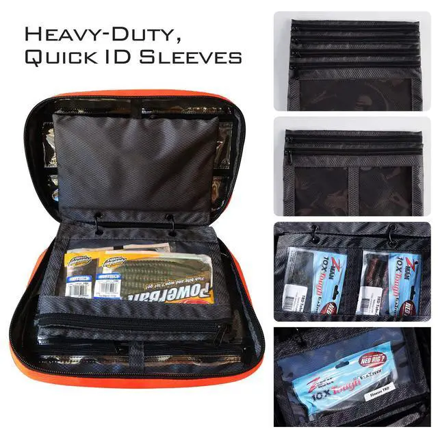Alt view image 2 of 7 - Signature Lure Bag Utility Binder Tackle Bag - Fishing Gear, Self-Healing Zippers & Padded Handle Design