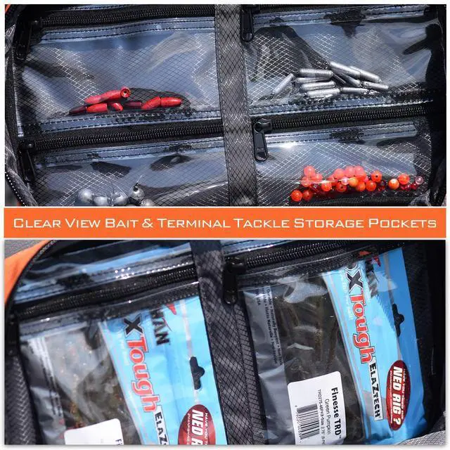 Alt view image 4 of 7 - Signature Lure Bag Utility Binder Tackle Bag - Fishing Gear, Self-Healing Zippers & Padded Handle Design
