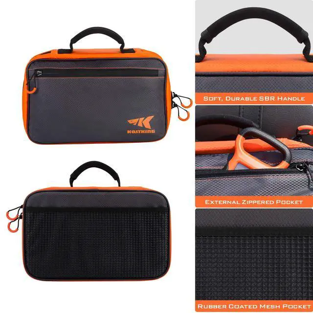 Alt view image 5 of 7 - Signature Lure Bag Utility Binder Tackle Bag - Fishing Gear, Self-Healing Zippers & Padded Handle Design