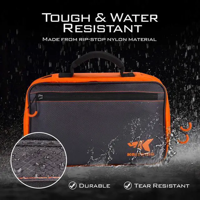 Alt view image 7 of 7 - Signature Lure Bag Utility Binder Tackle Bag - Fishing Gear, Self-Healing Zippers & Padded Handle Design