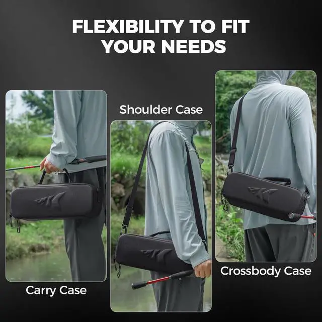 Alt view image 5 of 7 - Fishing Reel Case Medium & Large, Customize Storage, Shockproof Internal Divider Design, Rigid Structural Loadmaster System, Tough and Water-resistant, Keep Reels Protective, Two Size Options