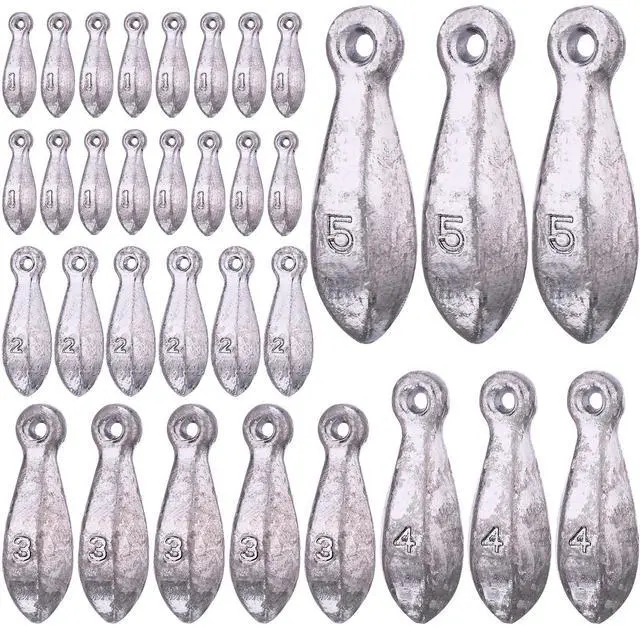 Main image of Fishing Weights Sinker Kit Rig Fishing Weight Sinker Weights Bank Sinkers Saltwater Sinkers Bass Casting in