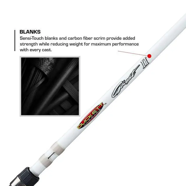 Alt view image 2 of 6 - Ghost II Spinning & Casting Rods, Lightweight, Durable, and Ultra-Sensitive Performance Fishing Rod