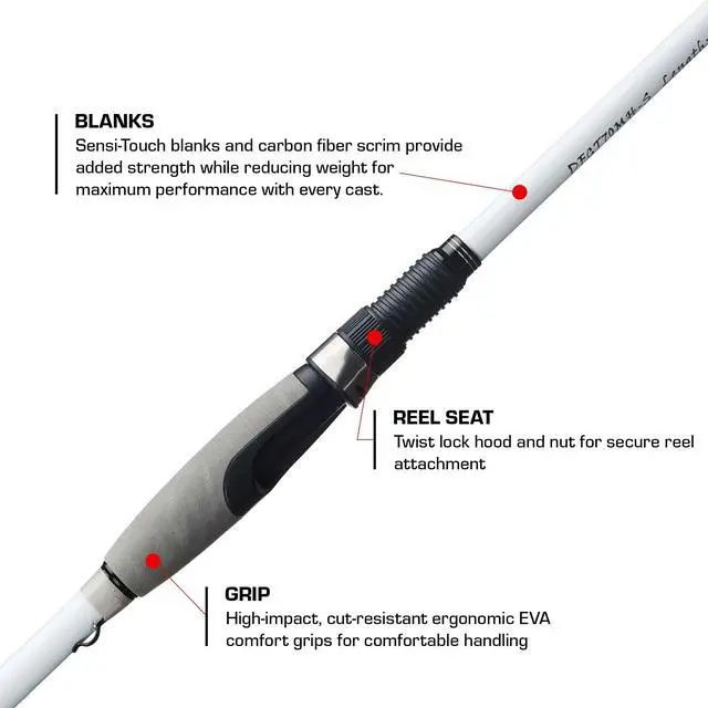 Alt view image 4 of 6 - Ghost II Spinning & Casting Rods, Lightweight, Durable, and Ultra-Sensitive Performance Fishing Rod