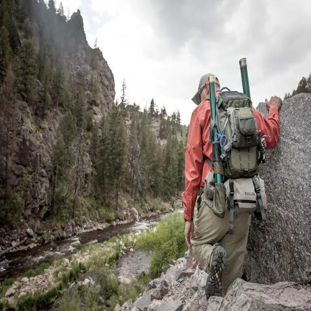 Alt view image 2 of 7 - Fall River Fishing Chest Pack, Fits Up to 2 Tackle/Fly Boxes, 152 Cu in / 2.5 L