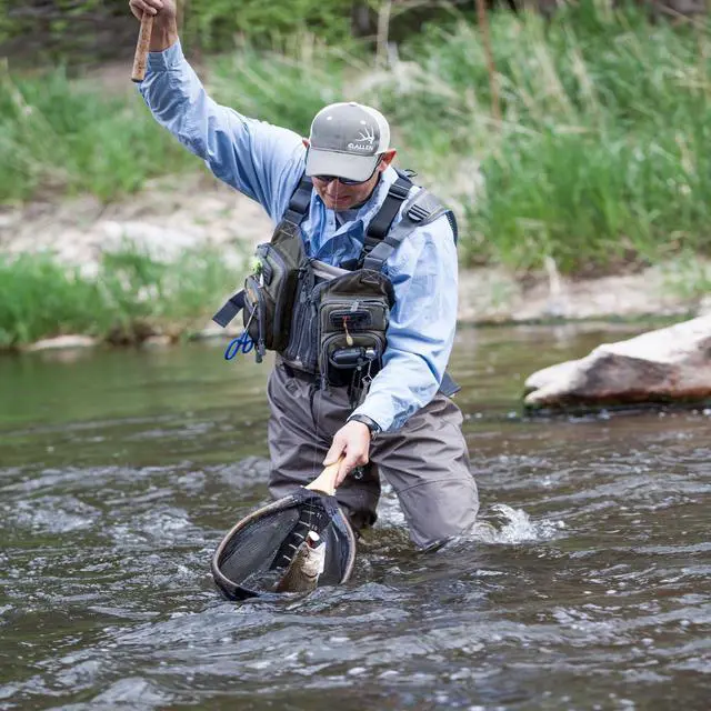Alt view image 4 of 7 - Fall River Fishing Chest Pack, Fits Up to 2 Tackle/Fly Boxes, 152 Cu in / 2.5 L