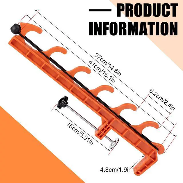 Alt view image 2 of 6 - 2 Sets Truck Bed Fishing Rod Holder, Fishing Pole Rack for Truck Holds 4 Rods, Fits 2.36" Thick Rails, Easy Install Kayak & Fly Rod Storage Stand