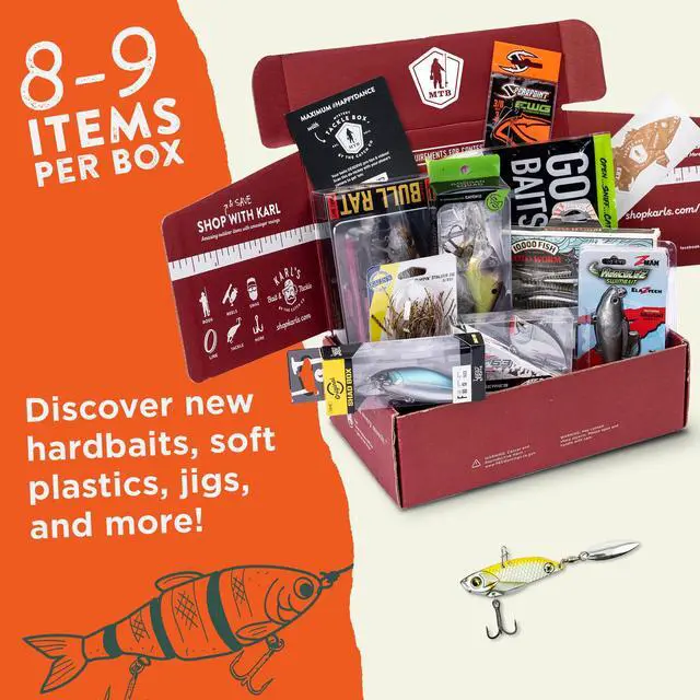 Alt view image 3 of 5 - Mystery Tackle Box Elite Walleye Fishing Kit | Walleye Fishing | Freshwater Fishing | Jigs | Fishing Lures