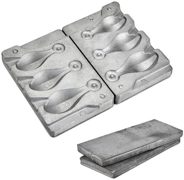 Main image of Bank Sinker Mold and Pure Lead Ingots,DIY Bullet Casting,Fishing Sinkers and Fishing Weights