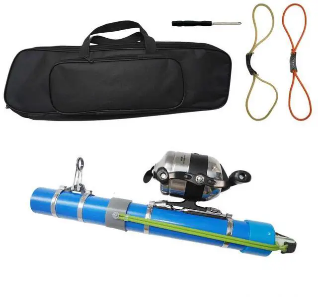 Main image of Portable Fishing Catapult Rod, Durable & Lightweight Telescopic Lure & Bait Launcher for Saltwater & Freshwater, High Elasticity Casting Tool, Professional New Model Travel Fishing Gear