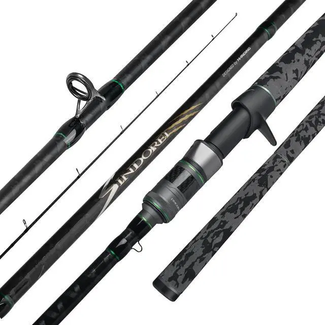 Main image of SINDOREI Heavy Fishing Rod, 2-Piece Heavy Casting & Spinning Rod | Big Game Rod Suitable for Swimbaits Jigs Catfish Musky Striper, Freshwater & Inshore Saltwater