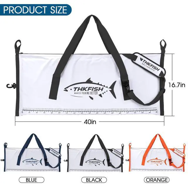 Alt view image 6 of 7 - Insulated Fish Cooler Bag, Fish Kill Bag for Caught Fish Ice Cold
