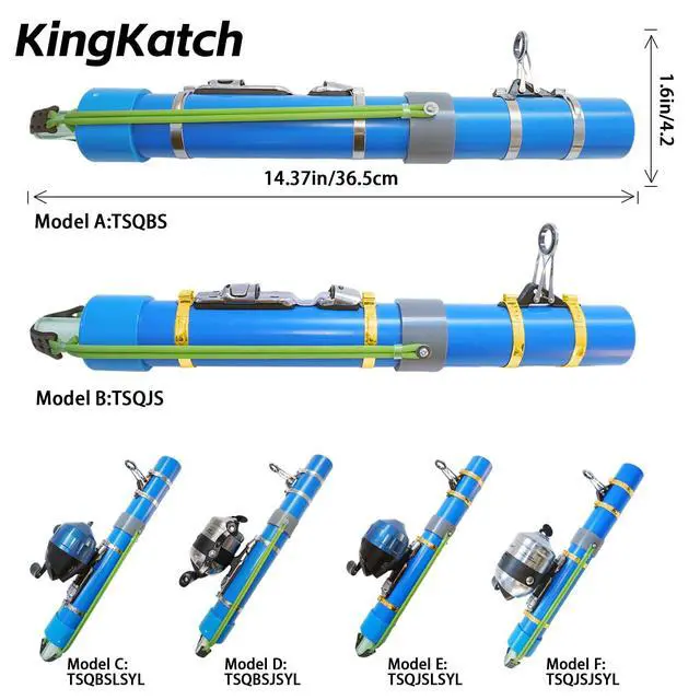 Alt view image 4 of 7 - Portable Fishing Catapult Rod, Durable & Lightweight Telescopic Lure & Bait Launcher for Saltwater & Freshwater, High Elasticity Casting Tool, Professional New Model Travel Fishing Gear