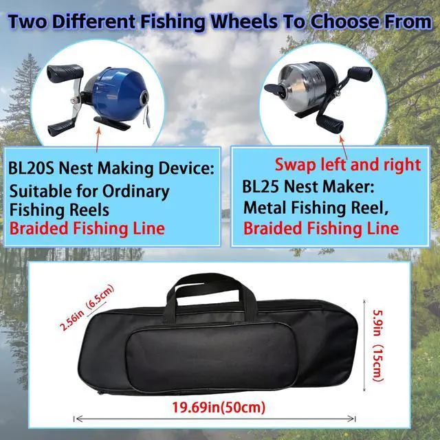 Alt view image 6 of 7 - Portable Fishing Catapult Rod, Durable & Lightweight Telescopic Lure & Bait Launcher for Saltwater & Freshwater, High Elasticity Casting Tool, Professional New Model Travel Fishing Gear