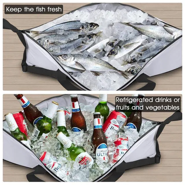 Alt view image 5 of 7 - Insulated Fish Cooler Bag, Fish Kill Bag for Caught Fish Ice Cold