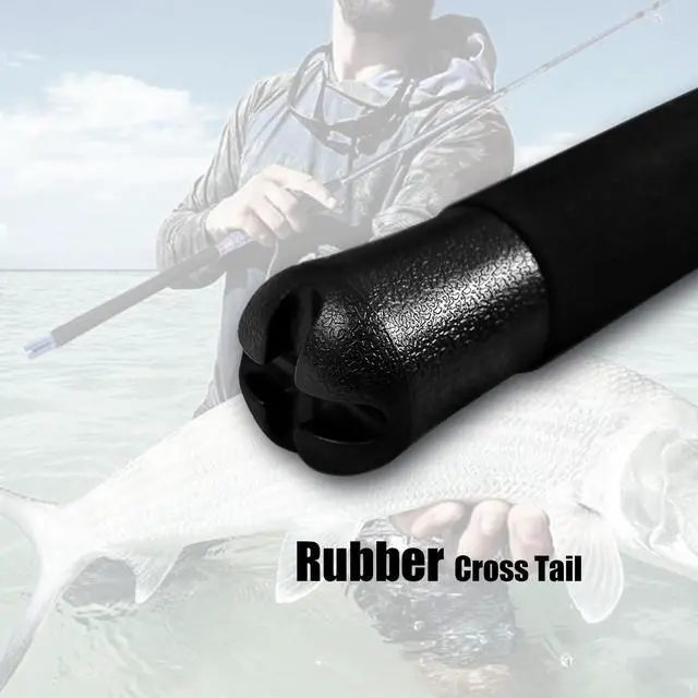 Alt view image 6 of 7 - 2-Piece Saltwater Spinning Fishing Rod Offshore Graphite Portable Fishing Rod (7 Feet)