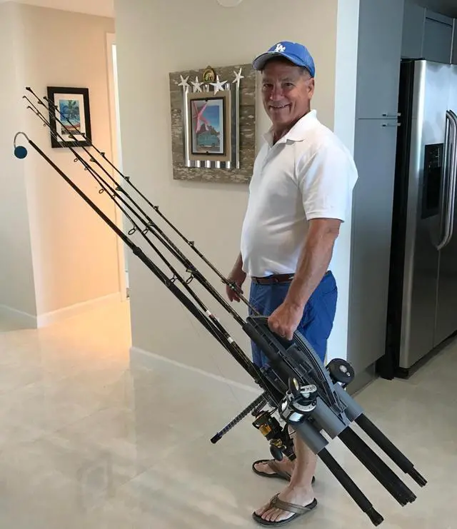 Alt view image 3 of 7 - Fishing Rod Carrier | Pro 5 Portable Rod Rack