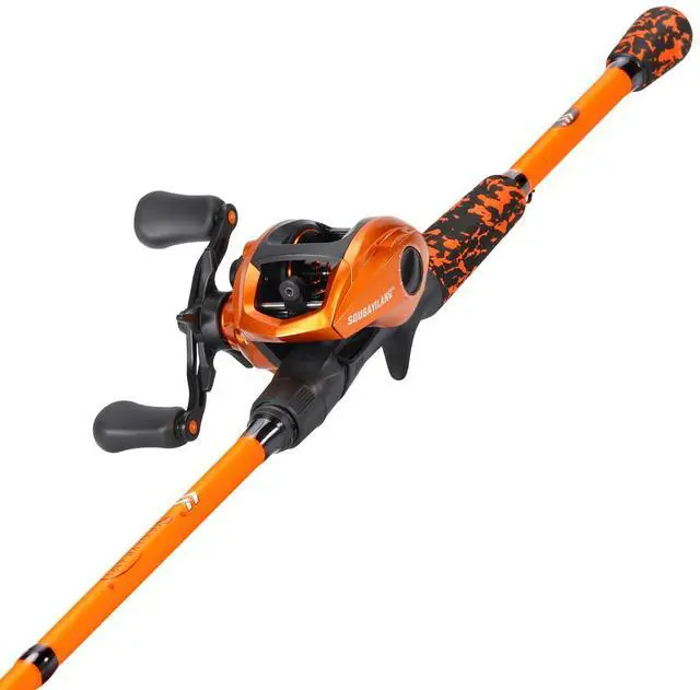 Main image of Baitcaster Combo IM7 Graphite M/MH 2-Piece Travel Rod, 6.3:1 High-Speed Reel,18LB Drag for Bass, Catfish, Trout, Panfish