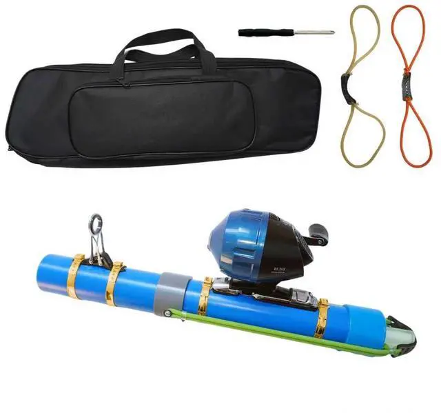 Main image of Portable Fishing Catapult Rod, Durable & Lightweight Telescopic Lure & Bait Launcher for Saltwater & Freshwater, High Elasticity Casting Tool, Professional New Model Travel Fishing Gear