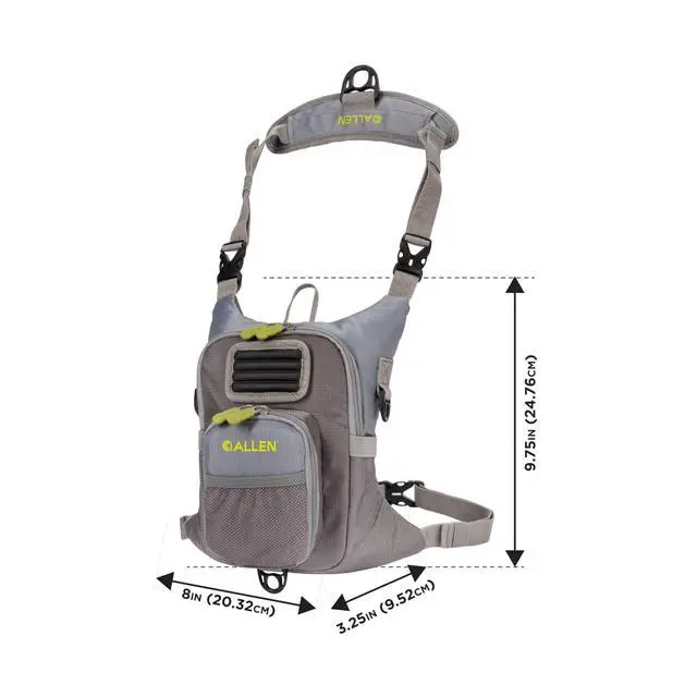 Alt view image 2 of 7 - Fall River Fishing Chest Pack, Fits Up to 2 Tackle/Fly Boxes, 152 Cu in / 2.5 L