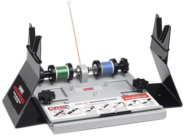Main image of CRB Advanced Hand Wrapper System 2 Spool Thread Tensioner & Rod Stand for Rod Building