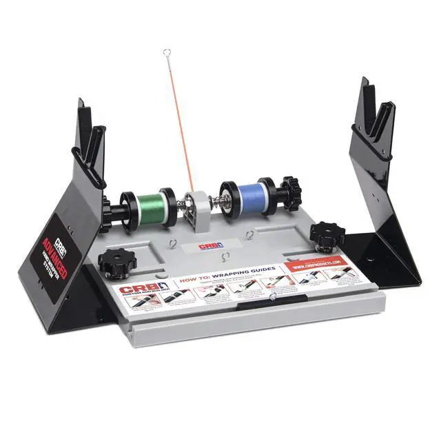 Alt view image 2 of 4 - CRB Advanced Hand Wrapper System 2 Spool Thread Tensioner & Rod Stand for Rod Building