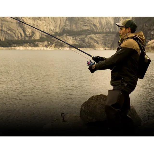 Alt view image 7 of 7 - Telescopic Fishing Rod 24 Ton Carbon Fiber Ultralight, Portable Retractable Handle, CNC Reel Seat, Stainless Steel Guides for Bass, Trout, Salmon, Panfish