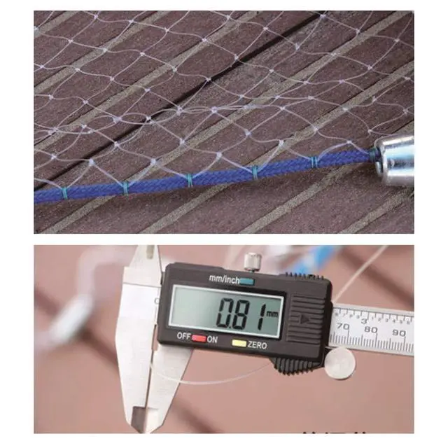 Alt view image 5 of 6 - Cast Fishing Net with Aluminum Frame, 0.8 inch Mesh, 7.8-13.8 ft Diameter