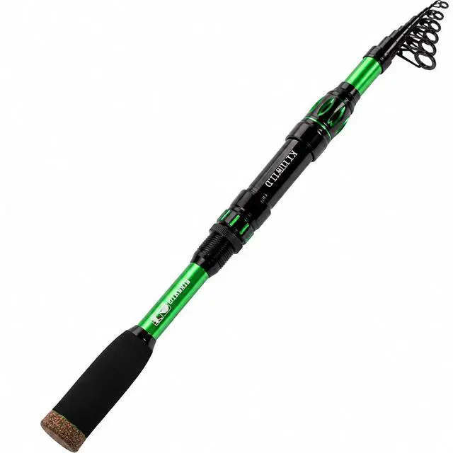 Main image of TORVEX Telescopic Fishing Rod,Travel Spinning Rod with Ceramic Guides, Stainless Steel Reel Seat, EVA Handle, Portable Collapsible for Bass Trout Catfish, Freshwater Saltwater, 6-9FT