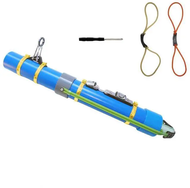 Main image of Portable Fishing Catapult Rod, Durable & Lightweight Telescopic Lure & Bait Launcher for Saltwater & Freshwater, High Elasticity Casting Tool, Professional New Model Travel Fishing Gear