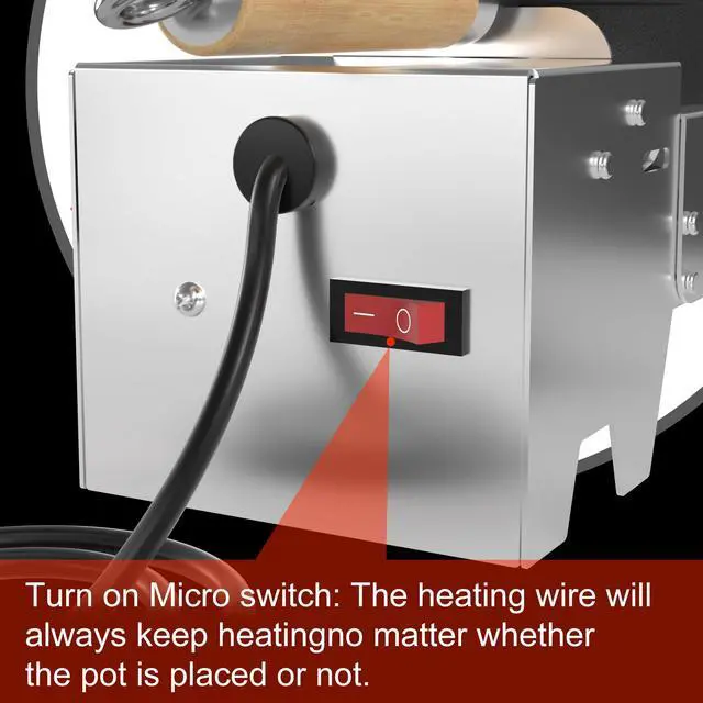 Alt view image 3 of 7 - MMasters Fast-Heating Electric Lead Melting Pot 80 Oz Capacity | Ideal for Bullet Casting & Fishing Weight Molds | Portable Lead Ingots Melter for Reloading & DIY Metal Projects (Below 750 Metal)