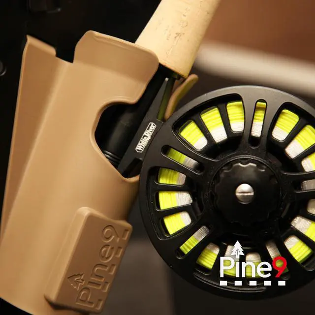 Alt view image 7 of 7 - Ambie Fishing Rod Hip Holster - Patented Ambidextrous Quick-Draw Fishing Pole Holder, Made in USA - Spinning, Baitcaster & Centerpin Reels - Fits Any 1.5" Belt
