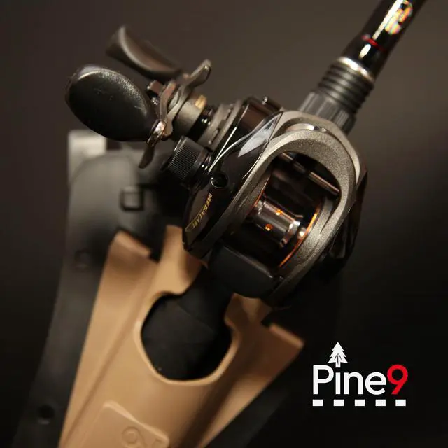 Alt view image 4 of 7 - Ambie Fishing Rod Hip Holster - Patented Ambidextrous Quick-Draw Fishing Pole Holder, Made in USA - Spinning, Baitcaster & Centerpin Reels - Fits Any 1.5" Belt